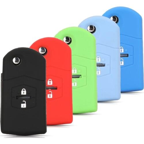 Jingyuqin NewRemote 2 Buttons Folding Car Key Case Cover For Mazda CX-5 CX5 CX-7 CX7 3 2 6 Atenza CX-9/CX9 MX5 Holder Case