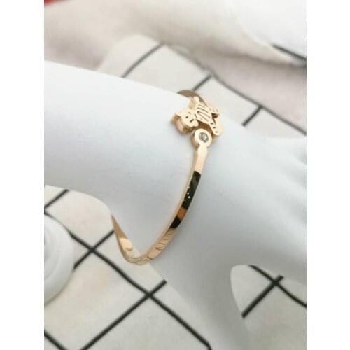 Horse European and American classic brands luxury women bangle steel