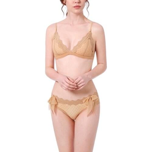 Lenceria Push Up Bra and Panty Set Bralette Brassiere Lingere Underwear Women Set Ensemble Lingerie Femme Hot Womens Intimates