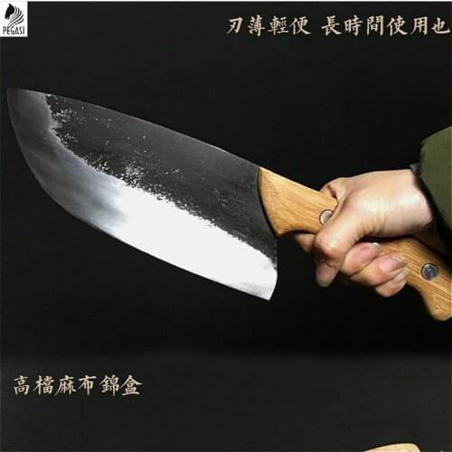 PEGASI High carbon steel forging knife, fish slicing knife, butcher knife, boning knife made by chef of the whole tang dynasty