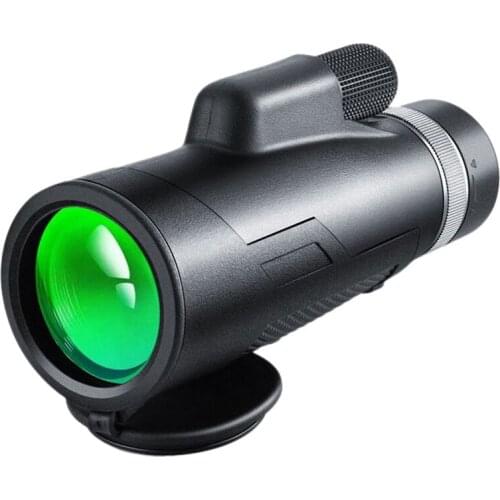 Monocular Telescope 12X60 High Definition Waterproof Night Vision Monocular with Smartphone Holder Tripod