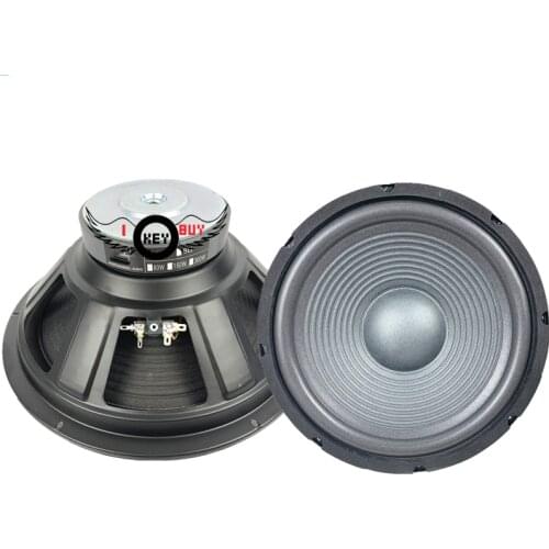 I KEY BUY 10 Inch Woofer MAX 400W 8Ohm Steel Custom Frame Thread Paper Cone Foam Ring Edge Home KTV Music Player PA Bass Speaker