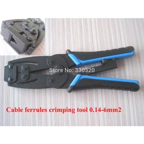New! Self-adjusting crimping pliers for cable ferrules 0.14-6mm2 cable ferrules crimping tool