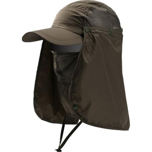 Balight Summer UPF50+ Sun Hat For Women Men Breathale Mesh Bucket Hat With Neck Flap Outdoor Long Wide Brim Hiking Fishing Hats