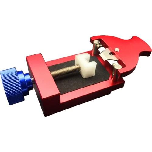 Adjustable Watch Battery Replacement Back Case Opener, Repair Wrench Kit, Red