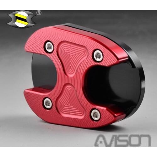 Motorcycle CNC Kickstand Sidestand Stand Extension Enlarger Pad for ADV150 ADV 150 2019 2020