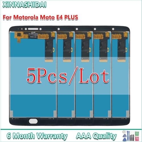 5Pcs For Motorola Moto E4 Plus XT1770 XT1771 XT1772 XT1773 LCD Display Touch Screen Digitizer Assembly Replacement
