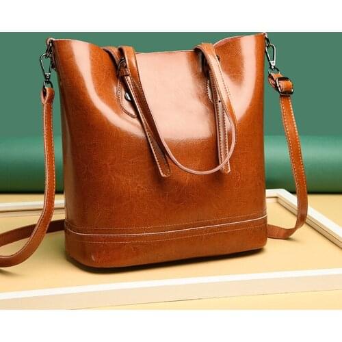 100% Genuine Leather Womens Messenger Bag High Quality First Layer Of Cowhide Handbag Female Designer Fashion Shoulder Tote Bag