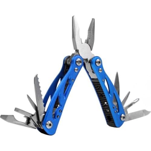 12 in 1 Pliers Outdoor Camping Survival Survival Tool Multi-function Folding Screwdriver Cutter Pliers Bottle Opener