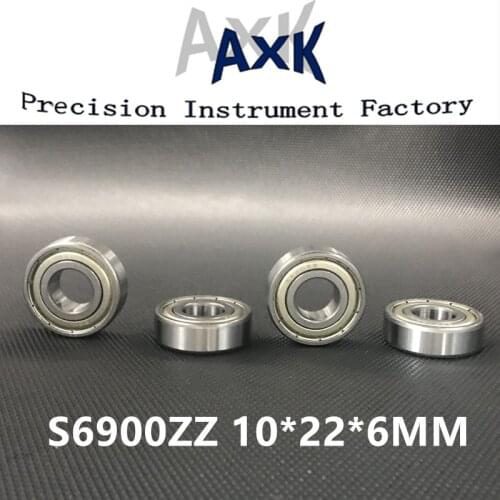 2019 Real New Arrival S6900zz Abec-3 (10pcs) 10x22x6mm Stainless Steel Ball Bearings S6900z S61900z