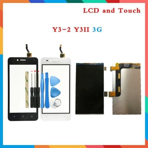 4.5'' For Huawei Y3II Y3 II Y3 2 3G 4G LUA-U03 LUA-L03 LUA-U23 LUA-L13 LUA-L23 LUA-L21 Lcd Display Touch Screen Digitizer Sensor