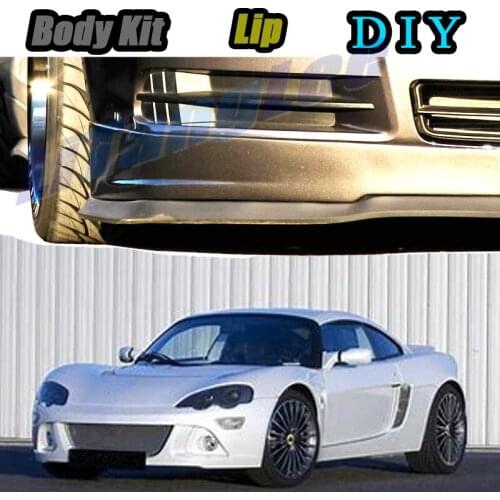 Car Bumper Lip Front Spoiler Skirt Deflector For Lotus New Europa S 2006~2010 Tune Car Modified Body Kit VIP Hella Flush Lips
