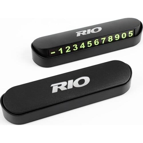 Car Temporary Parking Card Phone Number Card Plate Sticker for KIA Rio K2 K3 K4 K5 KX3 KX5 QL Accessories Car Styling