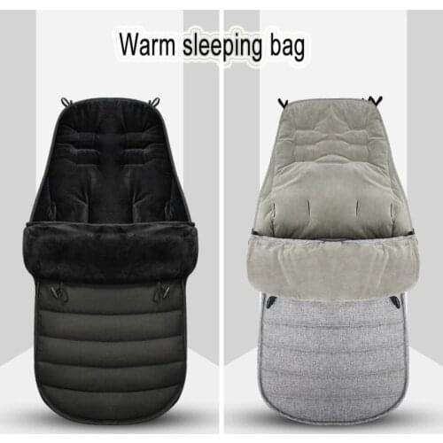 Baby stroller sleeping bag warm stroller foot cover universal thickening cushion foot cover windshield winter out windproof