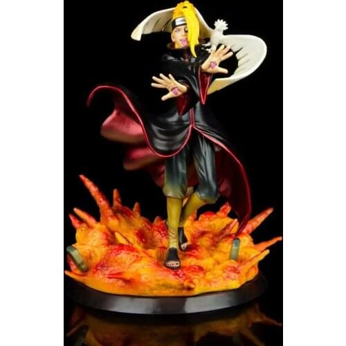 Anime Akatsuki Gk Statue Figurine Deidara PVC Action fiugre Anime fiugre Collection Model Figure Toys 26cm