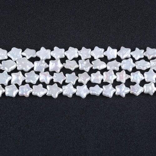 11-13mm Culture freshwater pearl star shape for making jewelry