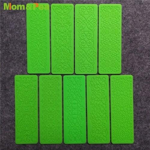 KCL594 Small Lace Pad Silicone Mold Sugar Paste Fondant Cake Decoration 3D Mould