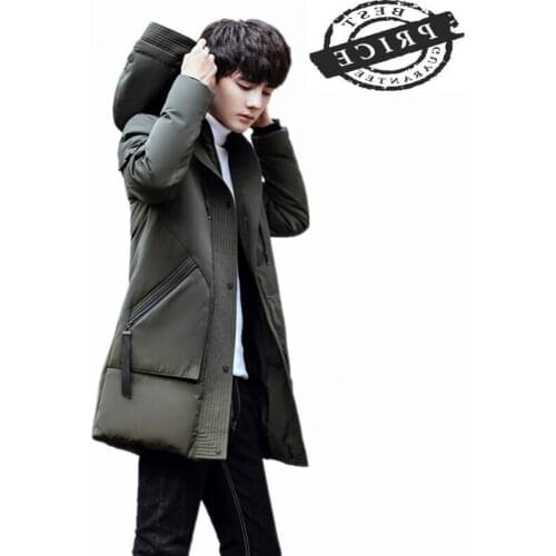 Winter Jacket Parka Men Fashion 2021 Hooded Thick Down Cotton Warm Clothes Male Long Coat Mens Coats Parkas Hombre LWL630