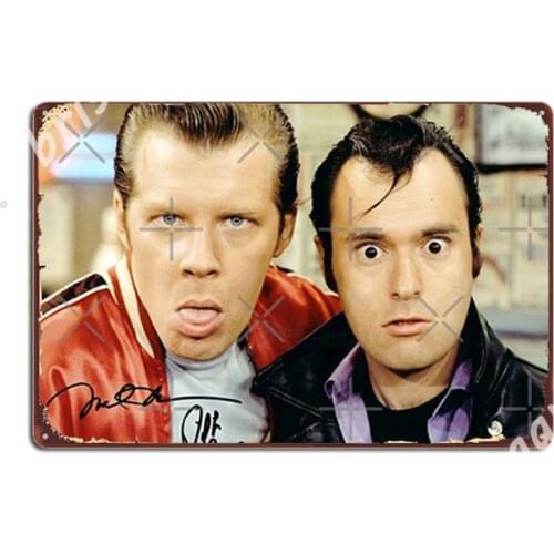 Lenny And Squiggy Metal Signs pub Garage Vintage Cinema Garage Plaques Tin sign Posters