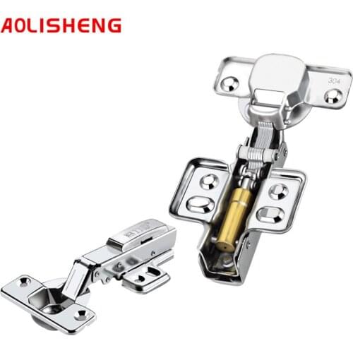 Furniture Hinges Stainless Steel Door Hydraulic Hinges SUS304 Soft Close Hydraulic Hinge Furniture Hardware