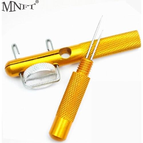 MNFT Full Metal Fishing Hook Knotting Tool & Tie Hook Loop Making Device & Hooks Decoupling remover Carp Fishing Accessory