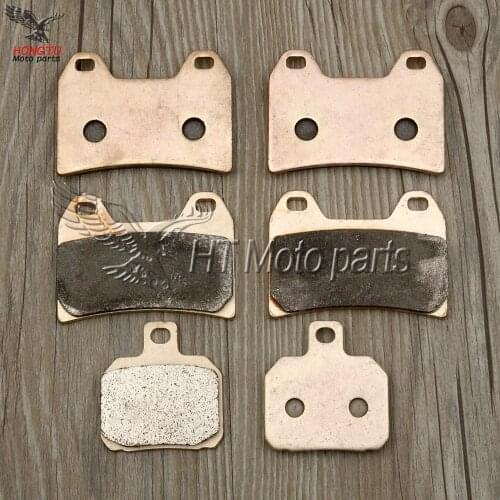 Motorcycle metal sintering brake pads For Benelli TNT 899 Tornado Tre 2007-2016 TNT 1300 Cafe Racer 2005 Tre 1130 K Amazonas