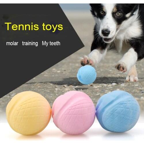 New Pet Toys Milk Flavored Foaming Tennis Balls Environmentally Friendly Non-Toxic Material The Dog Bite Big Puppy Toy Ball