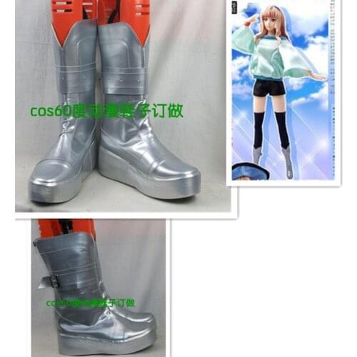 Macross Frontier Sheryl Nome Cosplay Boots Shoes S008