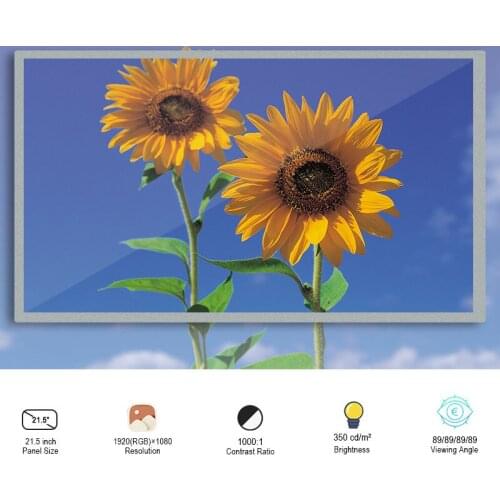 Original BOE GV215FHM-N10 21.5 Inch 1920*1080 350 Nits Full Viewing Angle Lcd Panel HD Display Screen WithoutTouch LCM Module