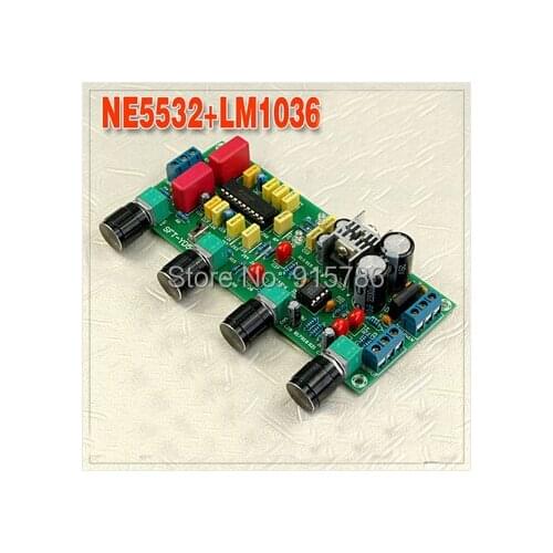 LM1036 + NE5532 amplification amplifier board / digital DC tone plate / Tone Control Module
