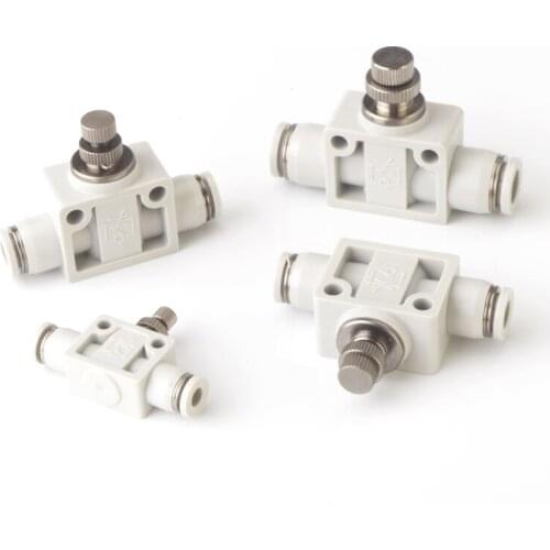 Original AirTAC PSA series Straight speed Controller PSA4 PSA6 PSA8 PSA10 Pneumatic Fitting