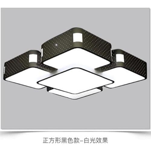 Living room rectangular living room lamp atmospheric led ceiling lamp modern simple restaurant bedroom lighting sky city