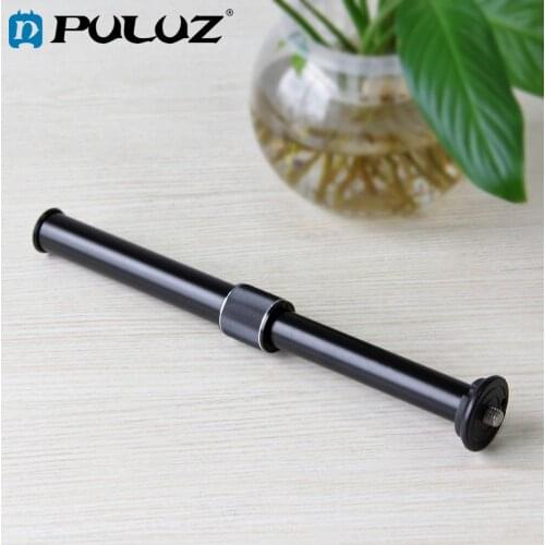 PULUZ Professional Tripode DSLR 3/8'' Screw Metal Handheld Adjustable Tripod Mount Monopod Extension Rod for DSLR SLR Cameras