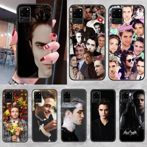 Robert Pattinson Phone case For Samsung Galaxy Note 4 8 9 10 20 S8 S9 S10 S10E S20 Plus UITRA Ultra black tpu cell cover trend