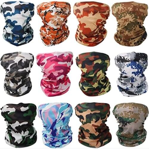 12Pcs Multi-Function Outdoor Cycling Headband Scarf Sun Protection Sports Breathable Quick Drying Riding Fishing Running Bandana