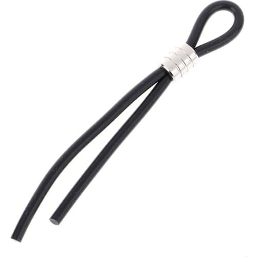 Silicone Lasso Keeper Male Prolong Enhancer Delay Impot Cocking Ring Sex Product