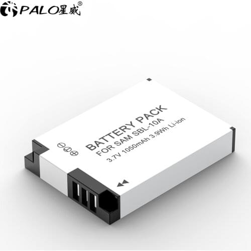 Palo SBL10A SBL-10A Replacement Battery For Samsung PL50 PL60 PL65 P800 SL820 WB500 WB550 HZ10W IT100 L100 L110 L200 L210 L310W