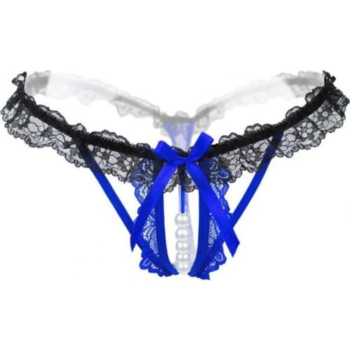 Sexy Underpants Reticulated Perspective Matching Color Fashion Mesh Thong for Women