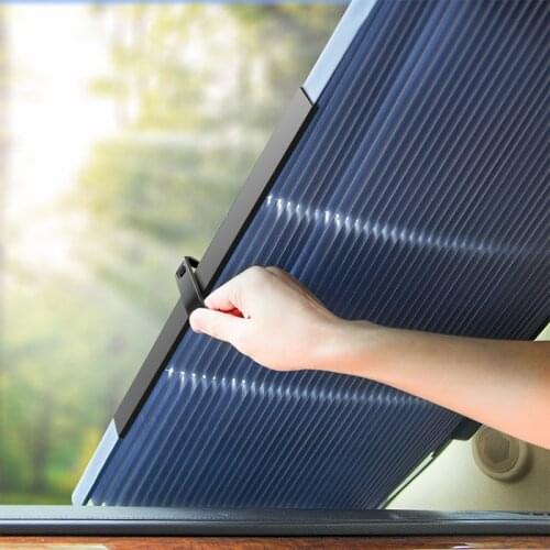 Car Front Rear Windshield Sunshades Auto Curtain Shade Cover Sun Shield Visor For SEAT KIA LADA Toyota BMW Hyundai Honda MG etc