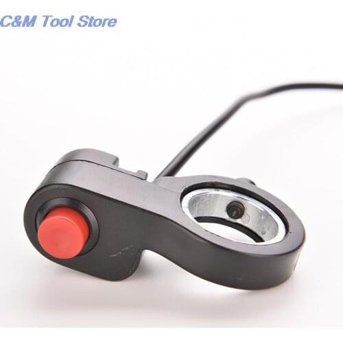 7/8'' Universal Motorcycle Handlebar Switch E-Bike Motor Single Switch 1PC 0.7m Cable ATV Horn Starter Kill Button Switch New