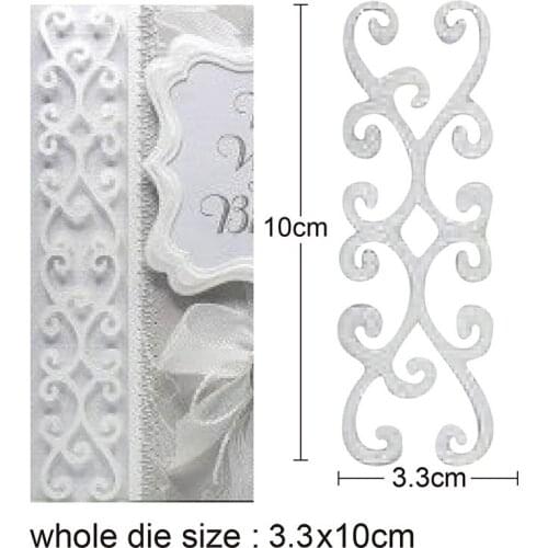 Swirl frame background Metal Cutting Die Stencils for DIY Scrapbooking Album Decorative Embossing Hand-on Paper Craft Cards