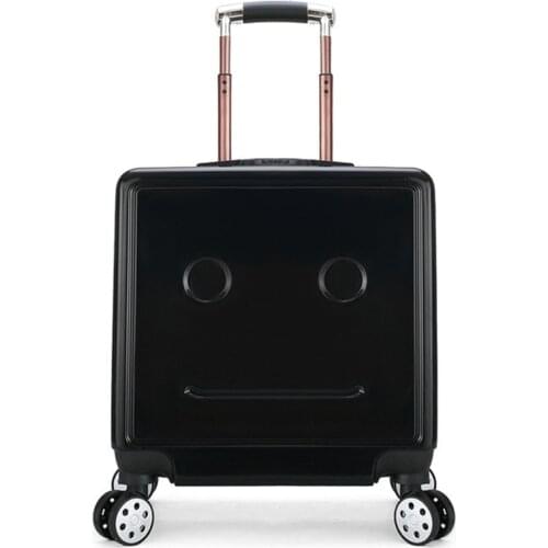 High-quality creative cartoon childrens trolley case 20 inch universal wheel gift boarding case travel luggage DIY suitcase