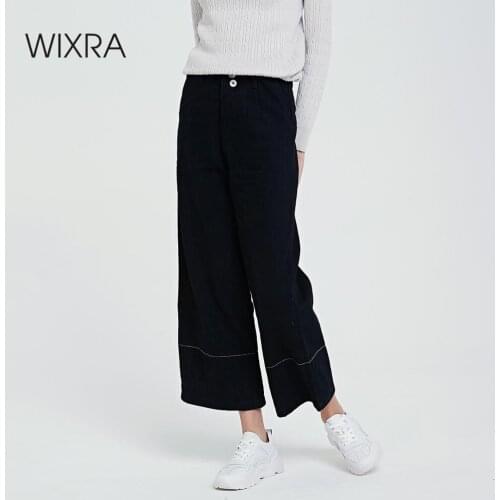 Женские прямые брюки Wixra China At AliExpress