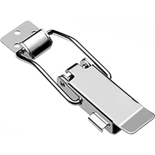 Stainless Steel Hasp With Safety Lock Buckle, Anti-rust Outdoor Boxes Hasp, Furniture Cabinet Boxes Hasp Hardware Accessories