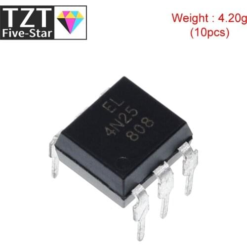 10pcs/lot EL4N25 4N25 DIP-6 New original In Stock