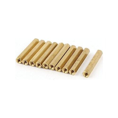 10Pcs M3 Male Thread Hex Standoff Hexagonal Spacer 30mm Long M3x30mm