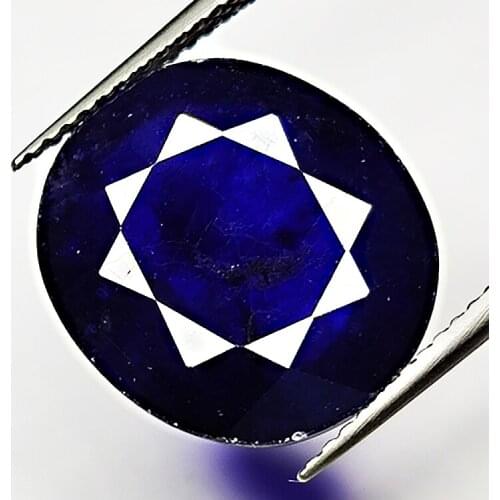 12.90ct Blue Sapphire oval cut 15x13mm