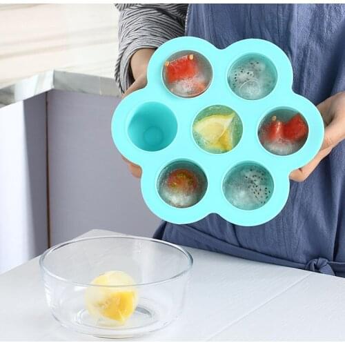 2Pcs Ice Cube Mold Silicone Ice Tray with Lid Kitchen Bar Party Supplies Ice Cube Popsicle Molds for Cocktail Whiskey Favorite