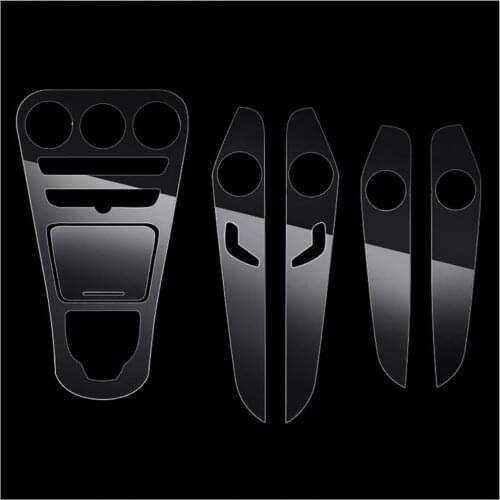 Car-Styling New Car Interior Trim Dashboard Clear Paint Protective Film Stickers for Mercedes-Benz GLC260 200 C200L C180L
