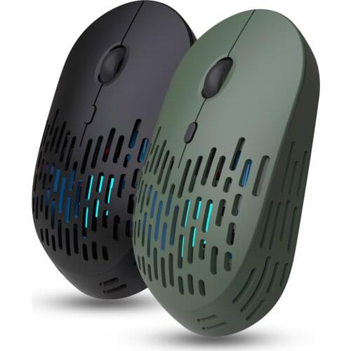 2.4G Wireless Gaming Mouse 1600 DPI RGB Adjustable LED Backlight Optical Mice USB Rechargeable Gamer Mouse for Laptop PC